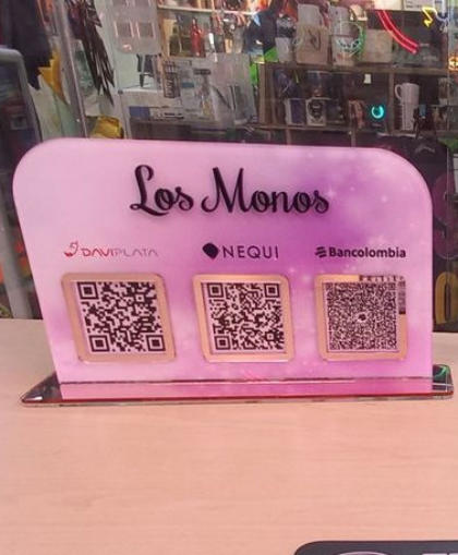 Avisos QR en Acrilico